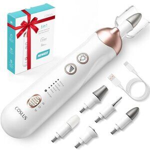 Professional Manicure Pedicure Kit:5 in 1 Electric Nail File Set Toenail Grinder